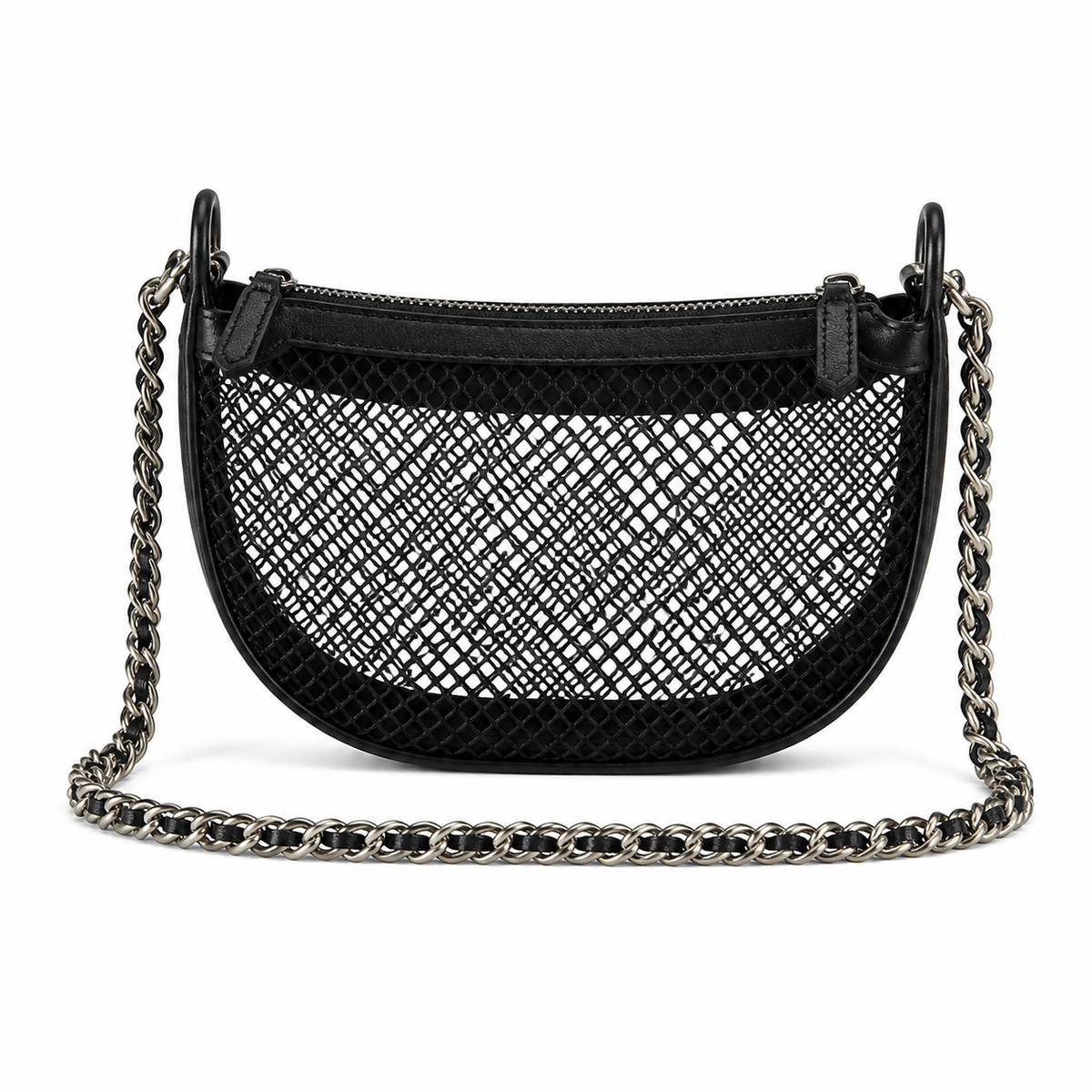 Chanel Black Mesh Shoulder Bag