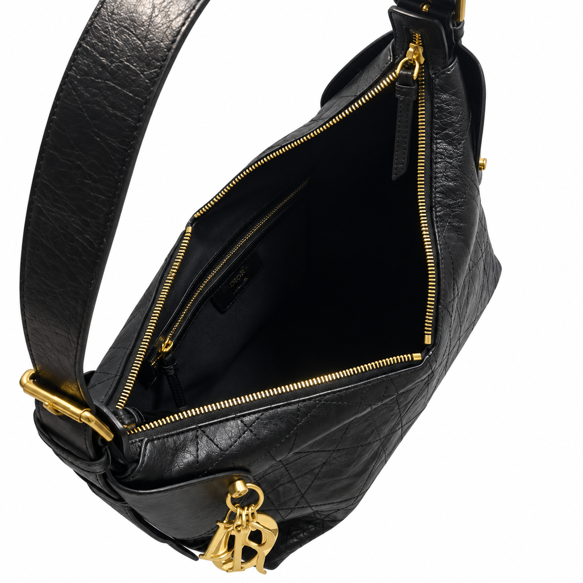 Dior Quilted Cannage Shoulder Bag | 28×18×12cm