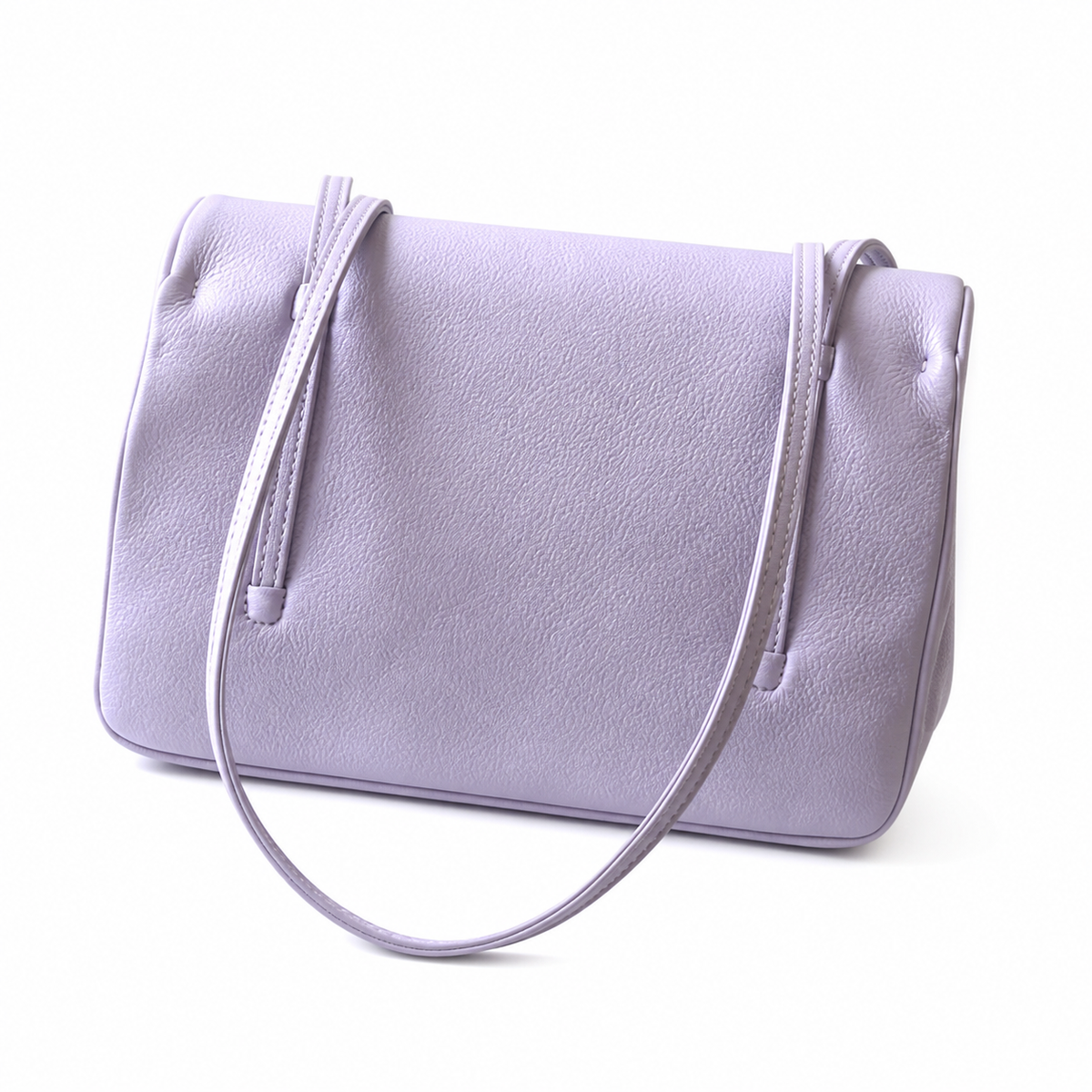 Chanel Lavender Textured Flap Shoulder Bag