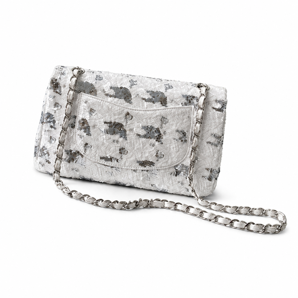Chanel Quilted Leather Chain Flap Bag