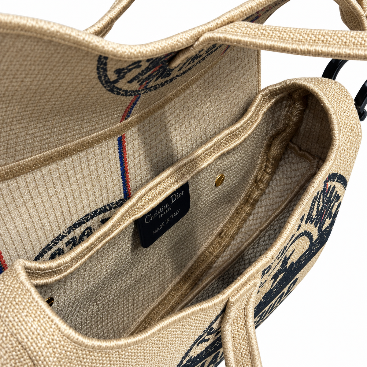 Dior Quilted Cannage Flap Shoulder Bag with Adjustable Strap
