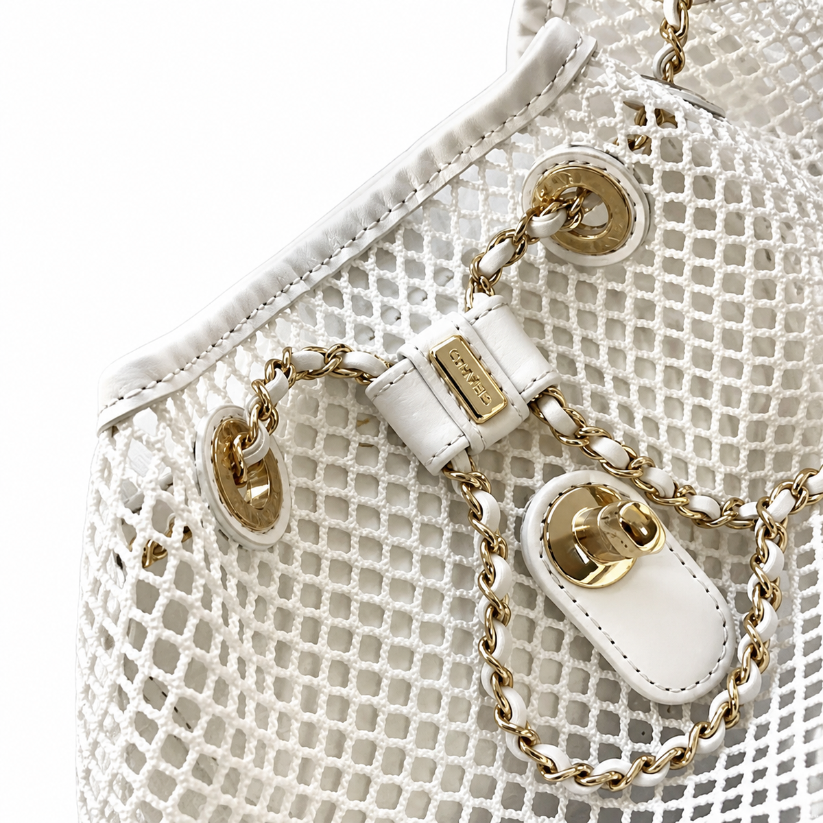 Chanel Quilted Backpack with Adjustable Chain Straps
