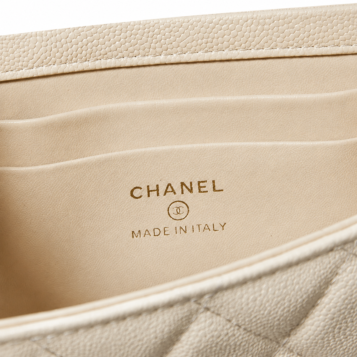 Chanel Quilted Compact Chain Shoulder Bag