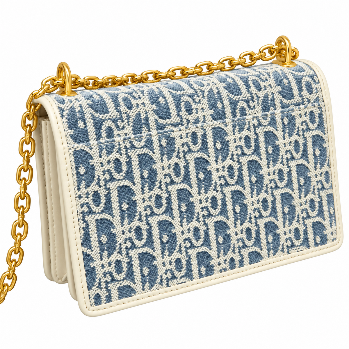 Dior Quilted Cannage Mini Flap Shoulder Bag with Adjustable Strap