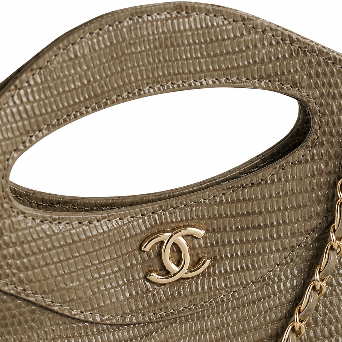 Chanel Quilted CC Top Handle Bag