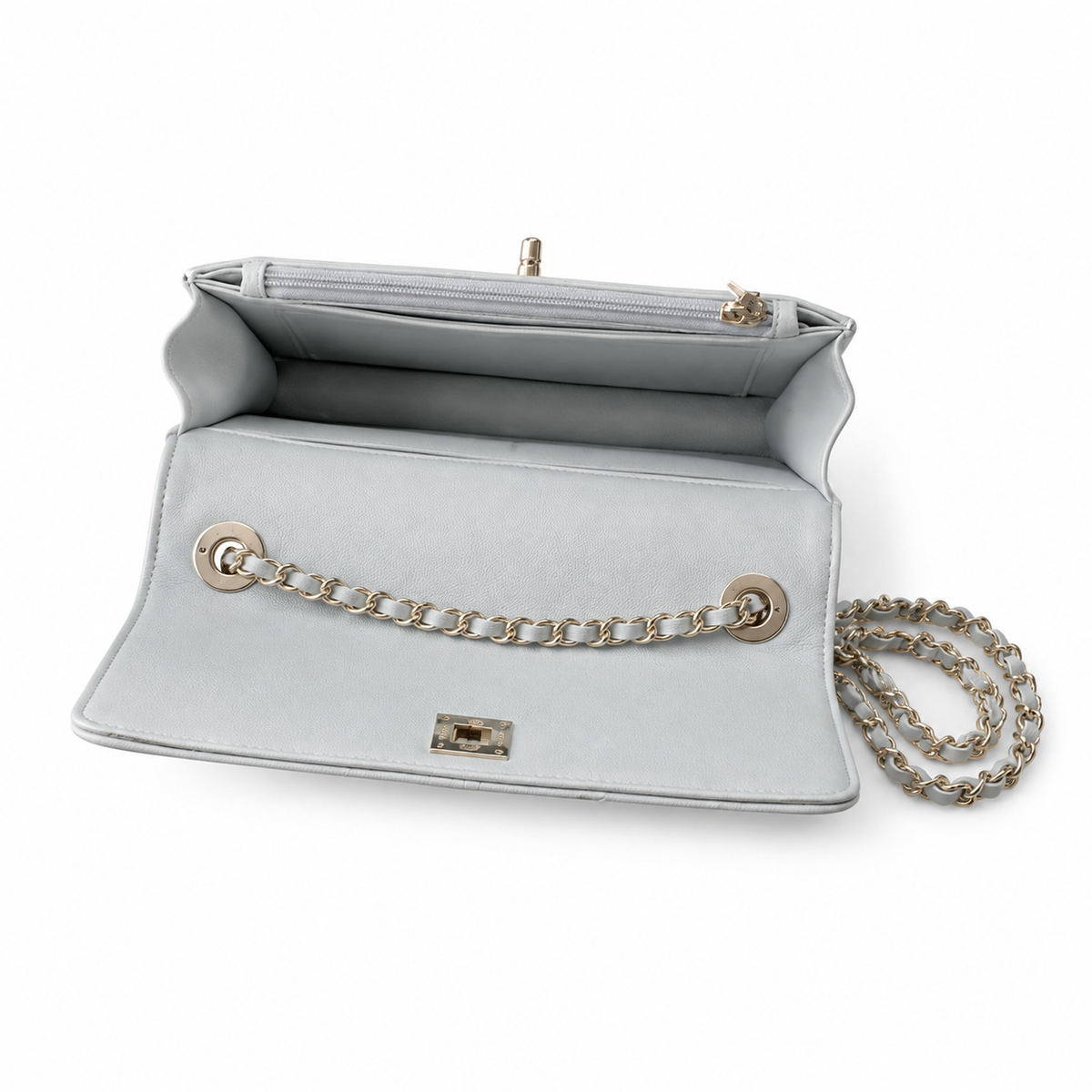 Chanel Quilted Slim Chain Shoulder Bag