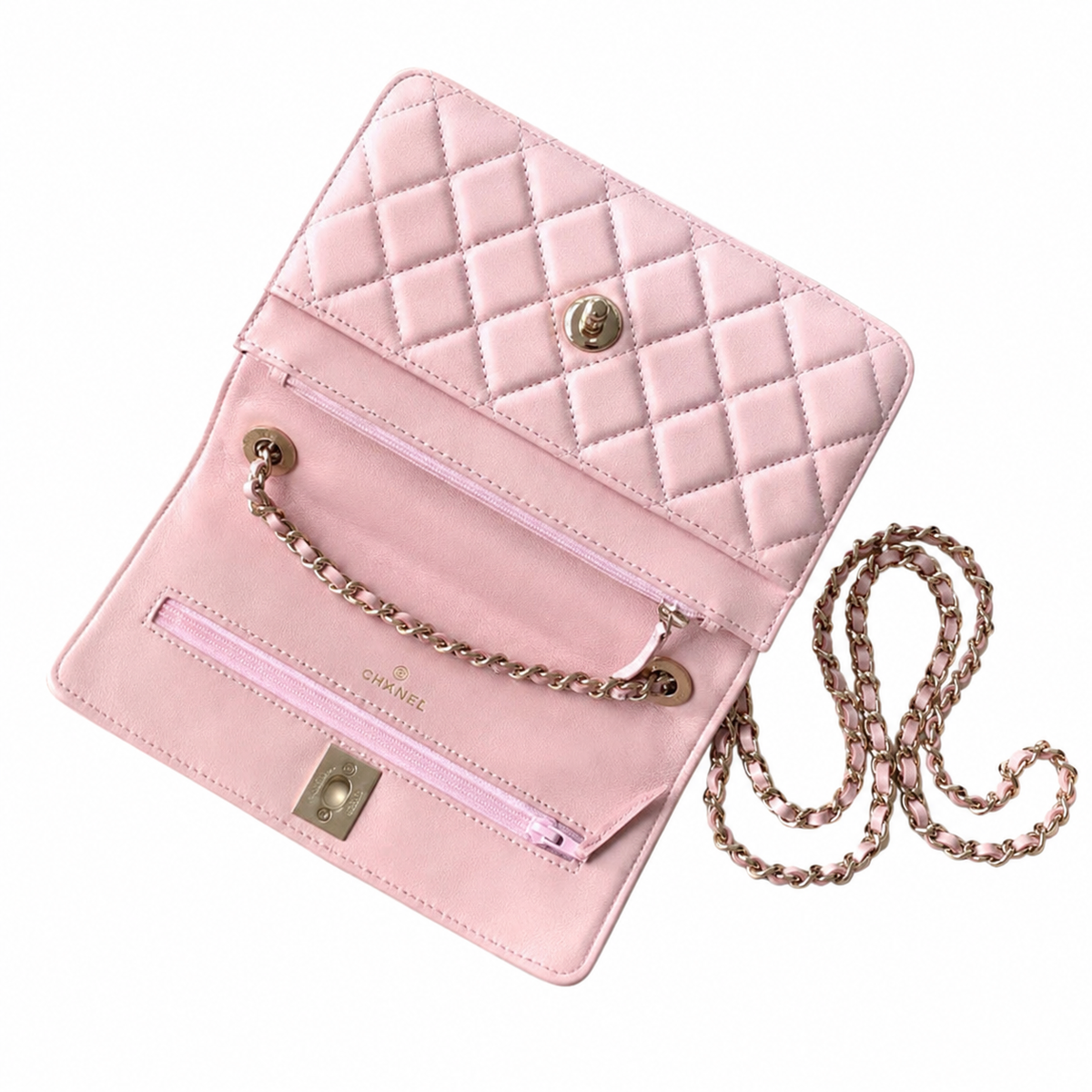 Chanel Quilted Mini Chain Crossbody Bag