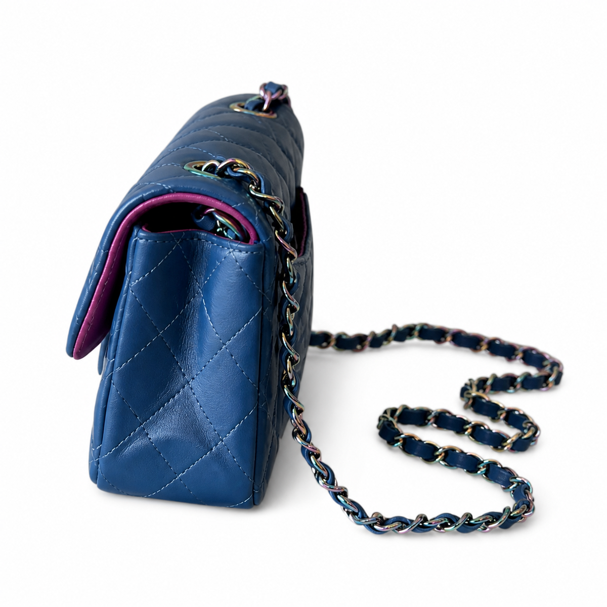 Chanel Blue Quilted Flap Bag