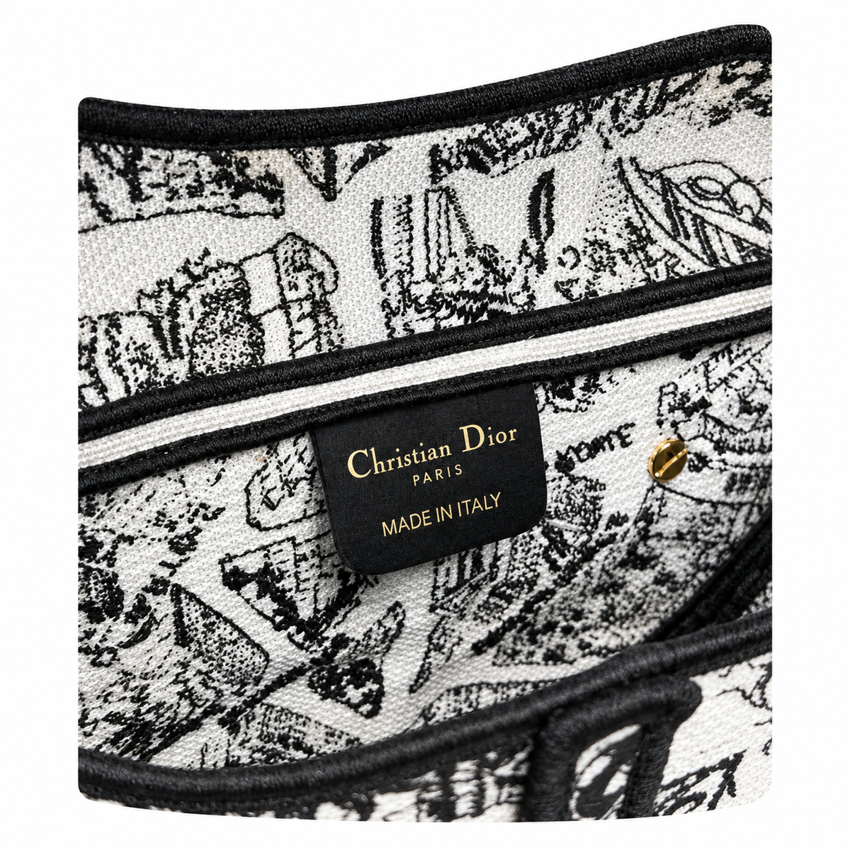 Dior Quilted Cannage Flap Shoulder Bag with Adjustable Strap