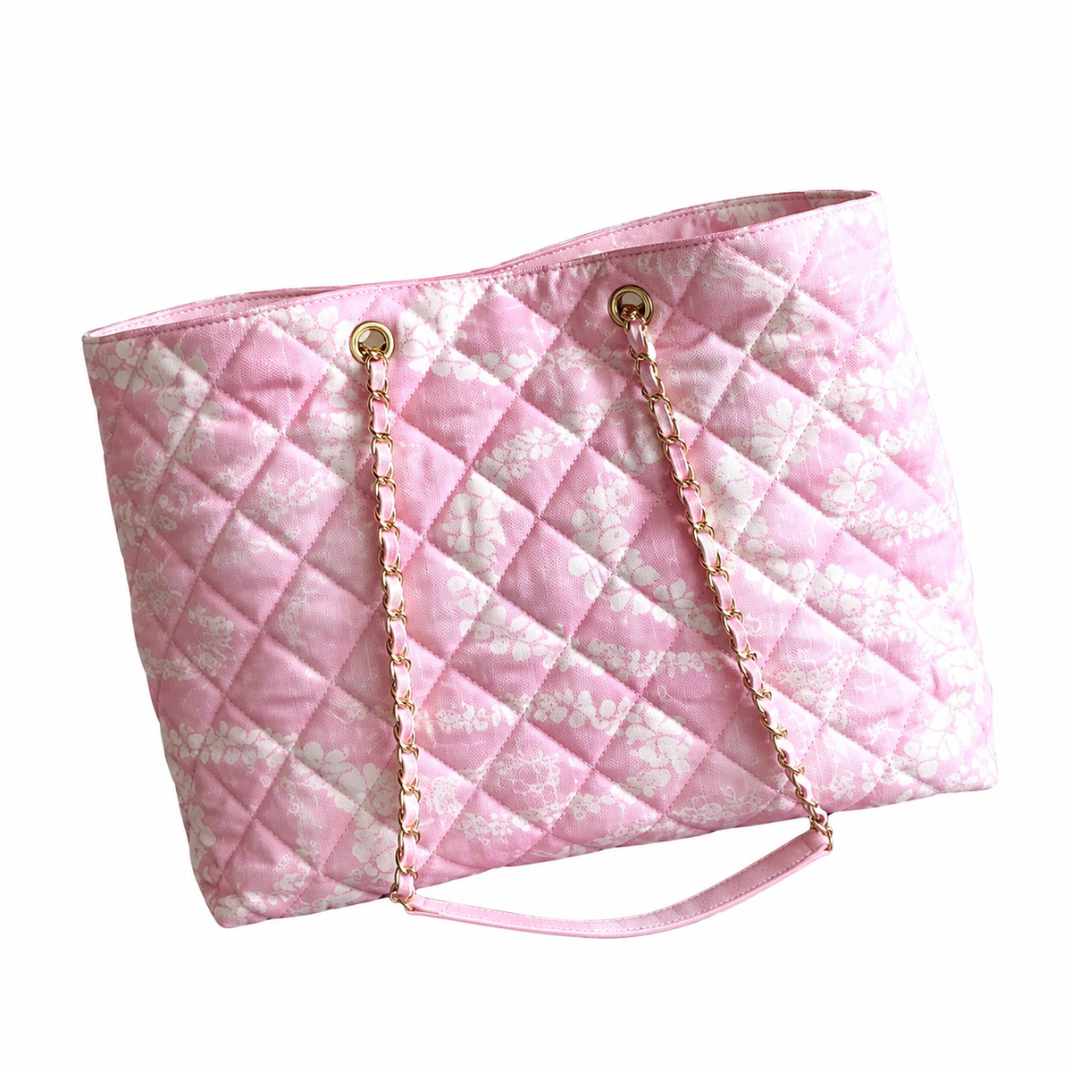 Chanel Quilted Large Shoulder Tote Bag