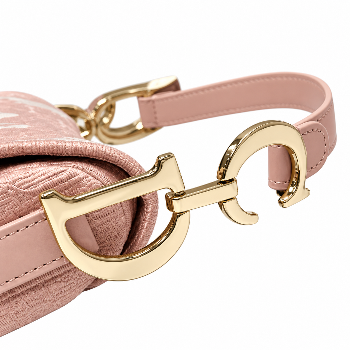 Dior Quilted Cannage Flap Shoulder Bag with Adjustable Strap