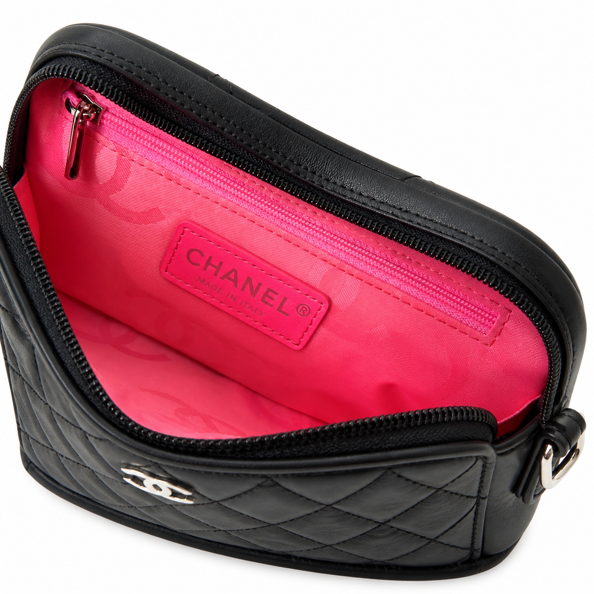 Chanel Black Quilted Camera Bag