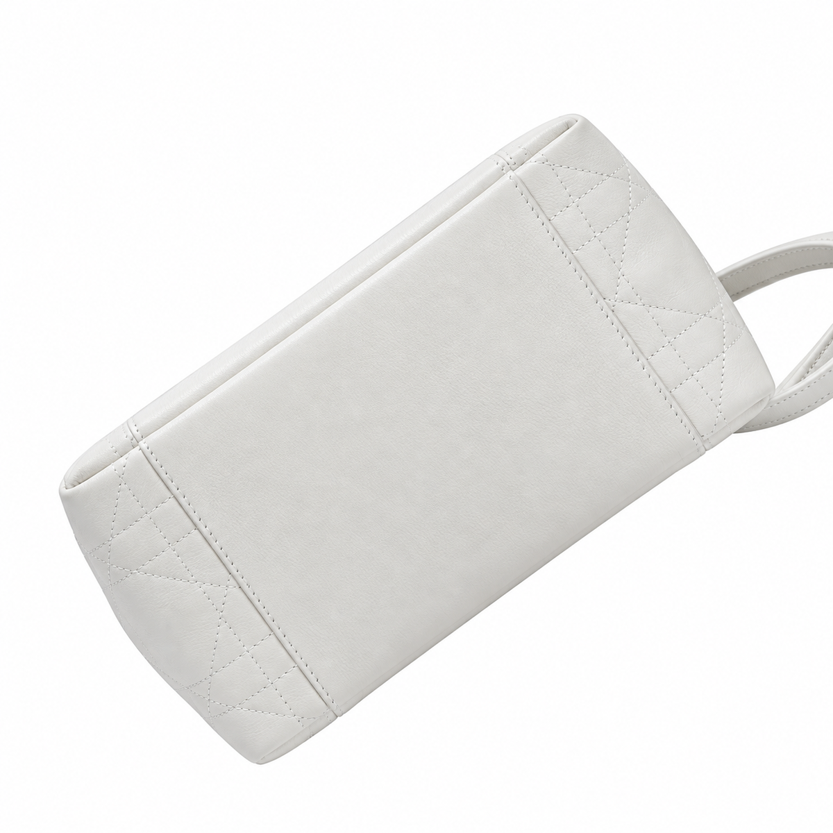 Dior Toujours Small Tote Bag in White with Christian Dior Logo