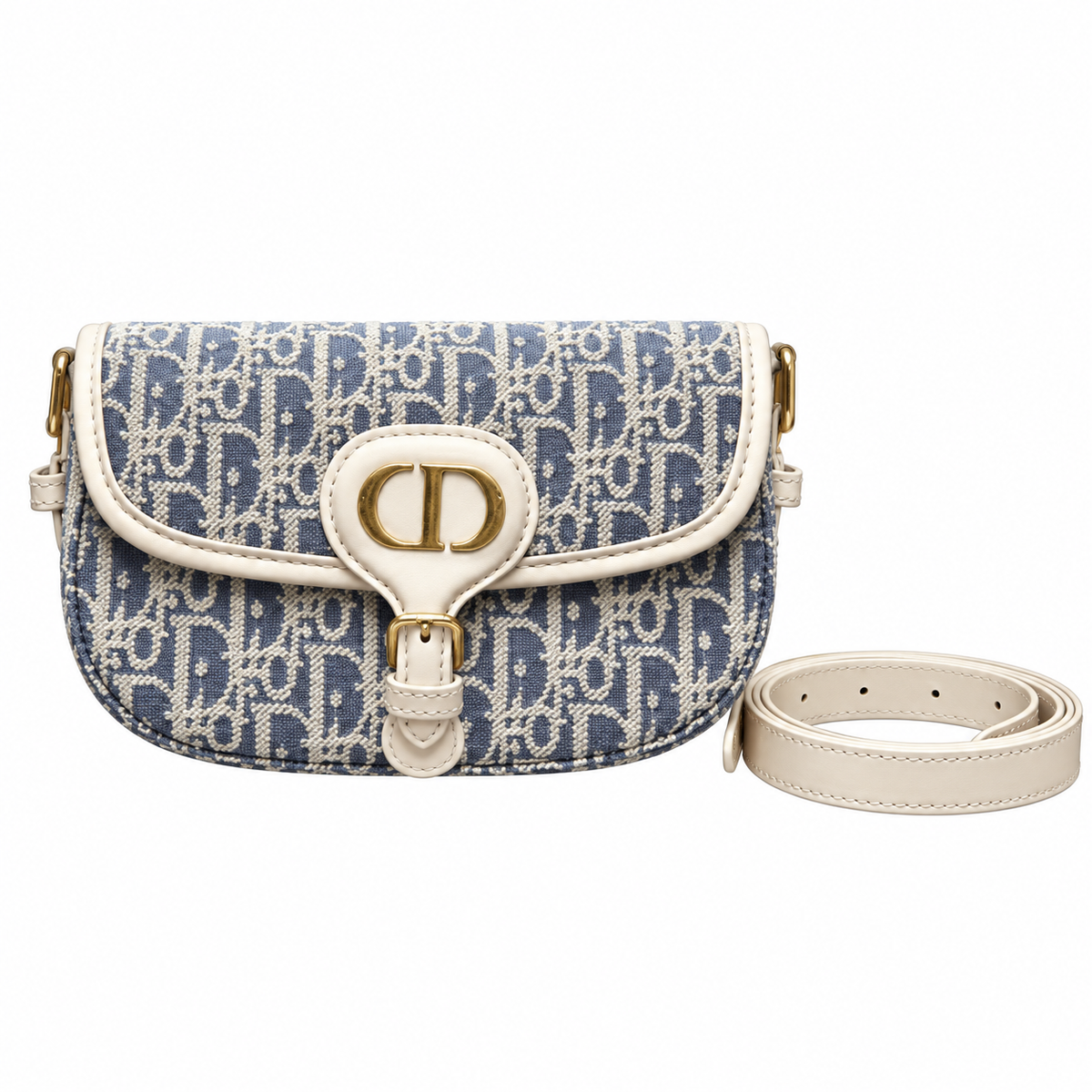 Dior Bobby East-West Bag in Blue Oblique Jacquard with CD Clasp
