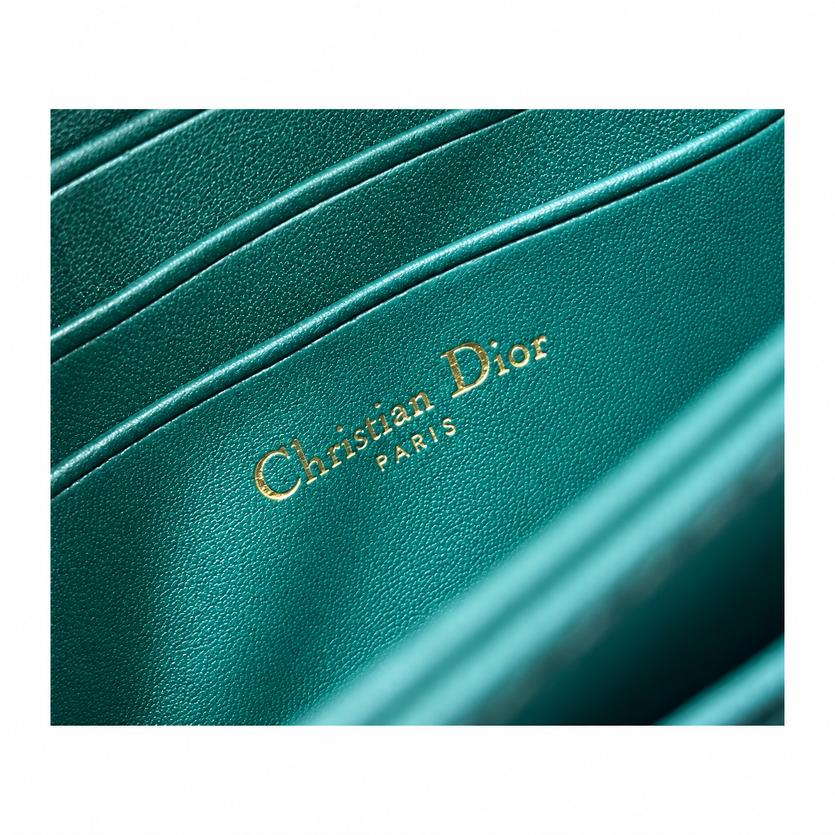 Dior Quilted Cannage Slim Crossbody Bag with Adjustable Chain Strap