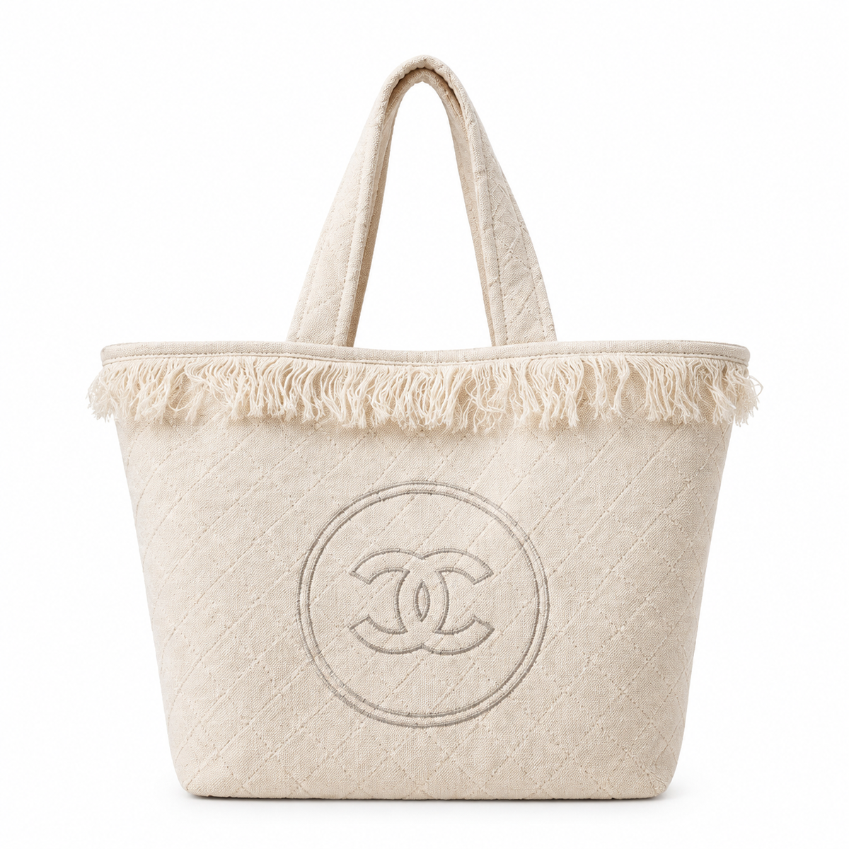 Chanel Quilted Oversized Travel Tote Bag