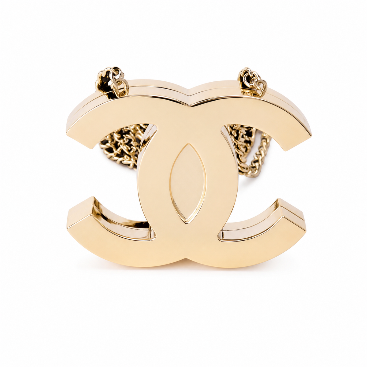 Chanel Gold CC Mini Crossbody Bag