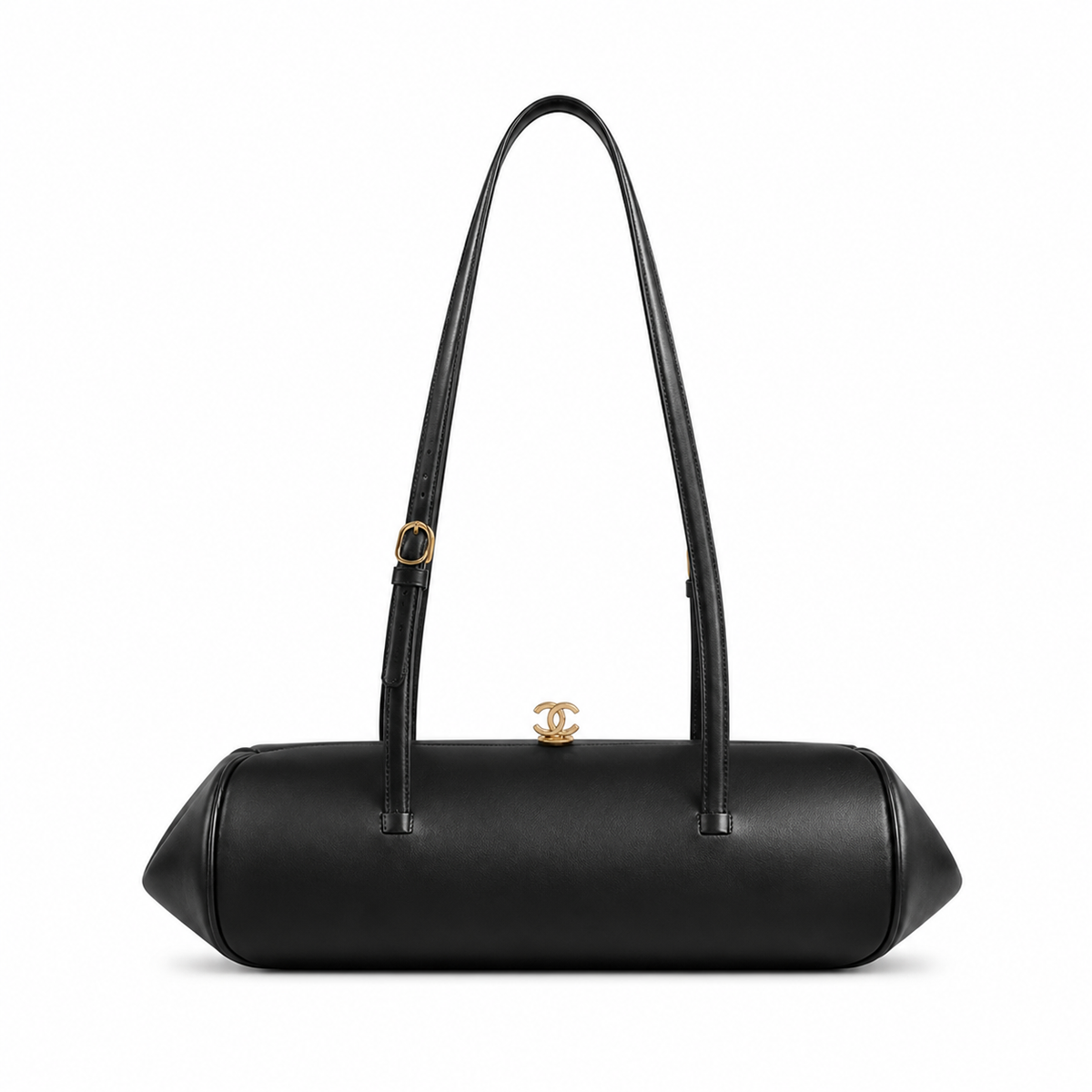 Chanel Black Cylinder Shoulder Bag