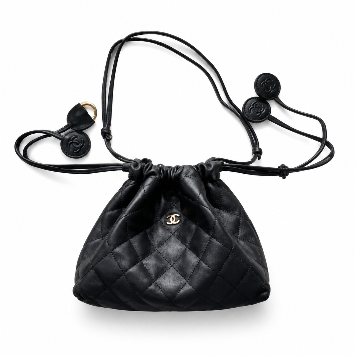 Chanel Compact Diamond Crossbody Bag