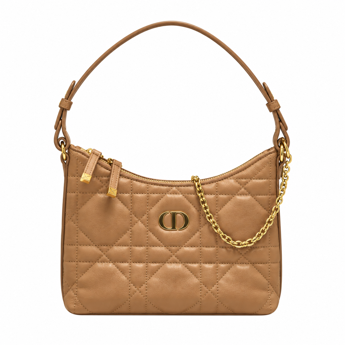 Dior Quilted Cannage Convertible Shoulder Bag with Top Handle