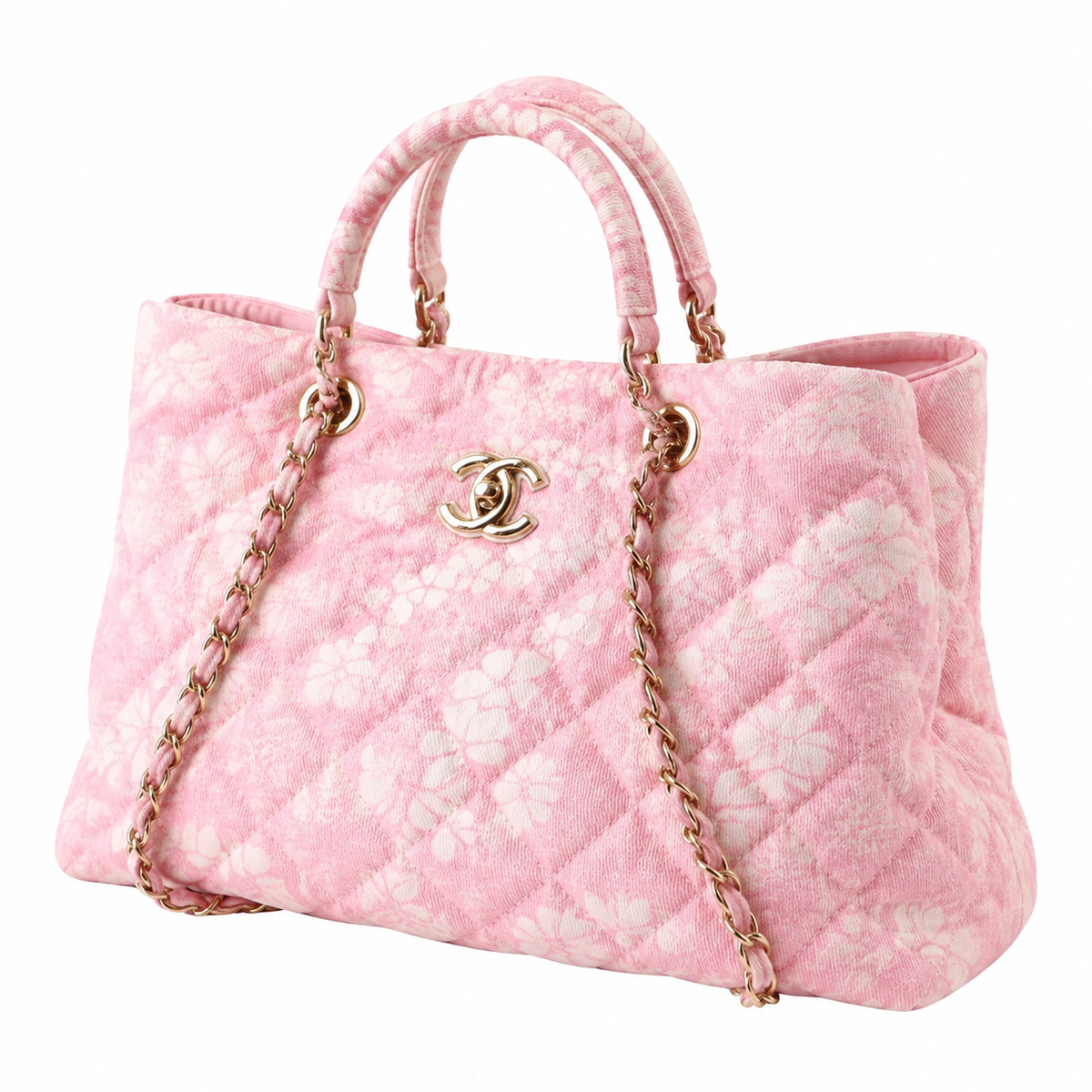 Chanel Quilted Large Shoulder Tote Bag