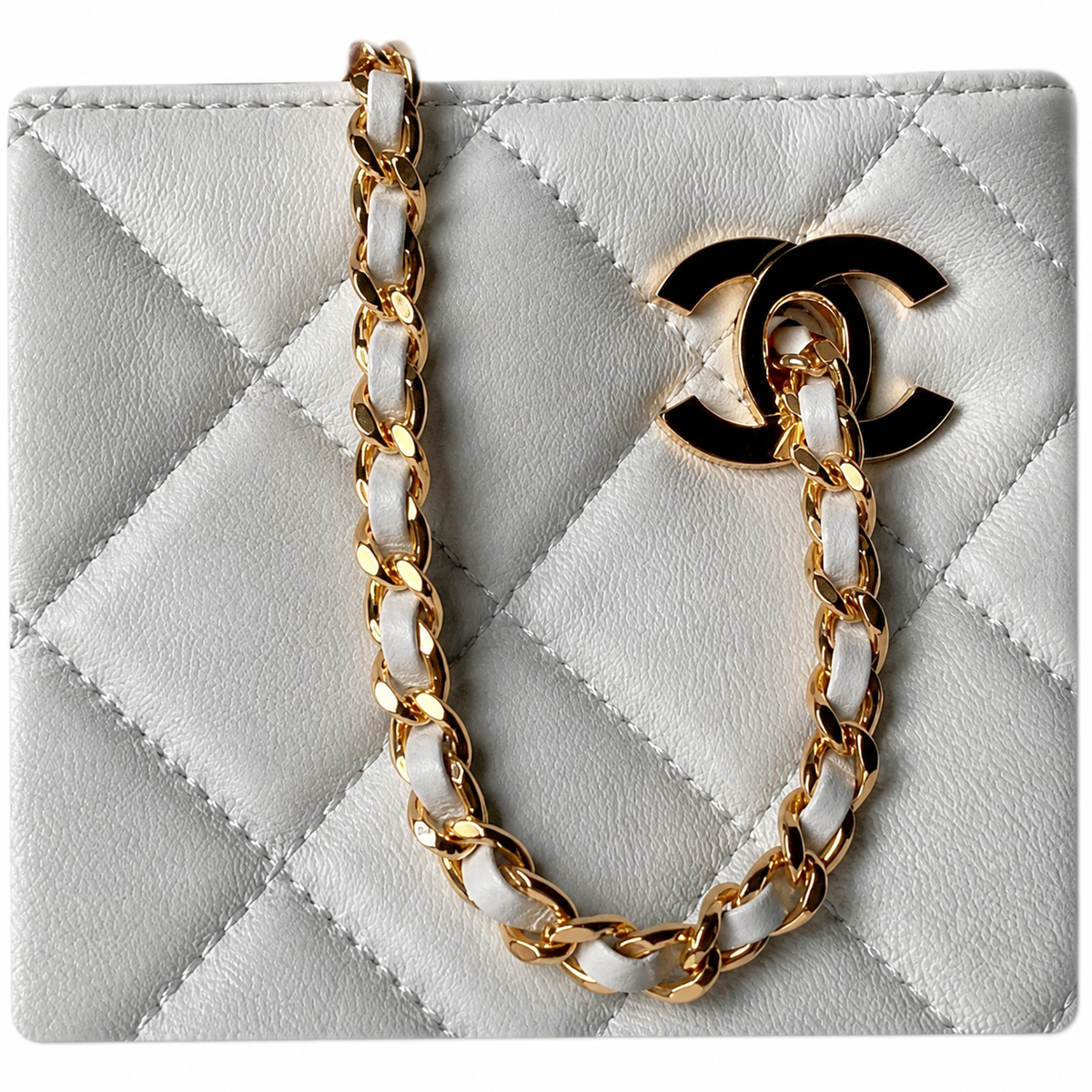 Chanel Light Blue Quilted Shoulder Bag