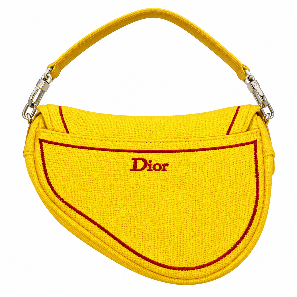 Dior Quilted Cannage Flap Shoulder Bag with Adjustable Strap
