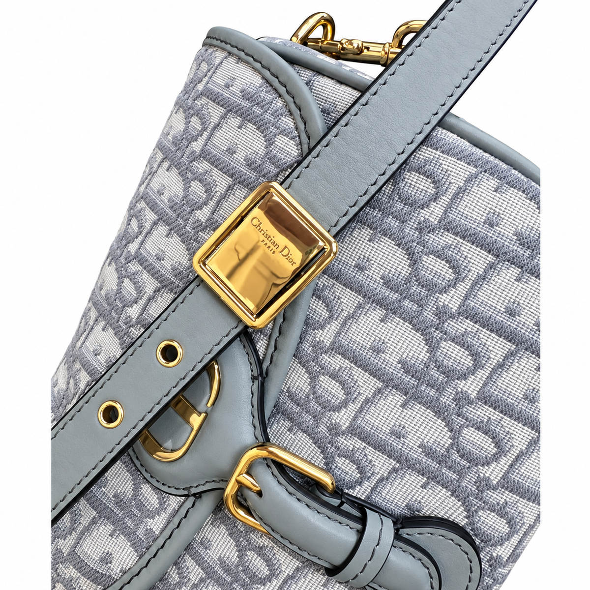 Dior Grey Oblique Jacquard Bobby Bag