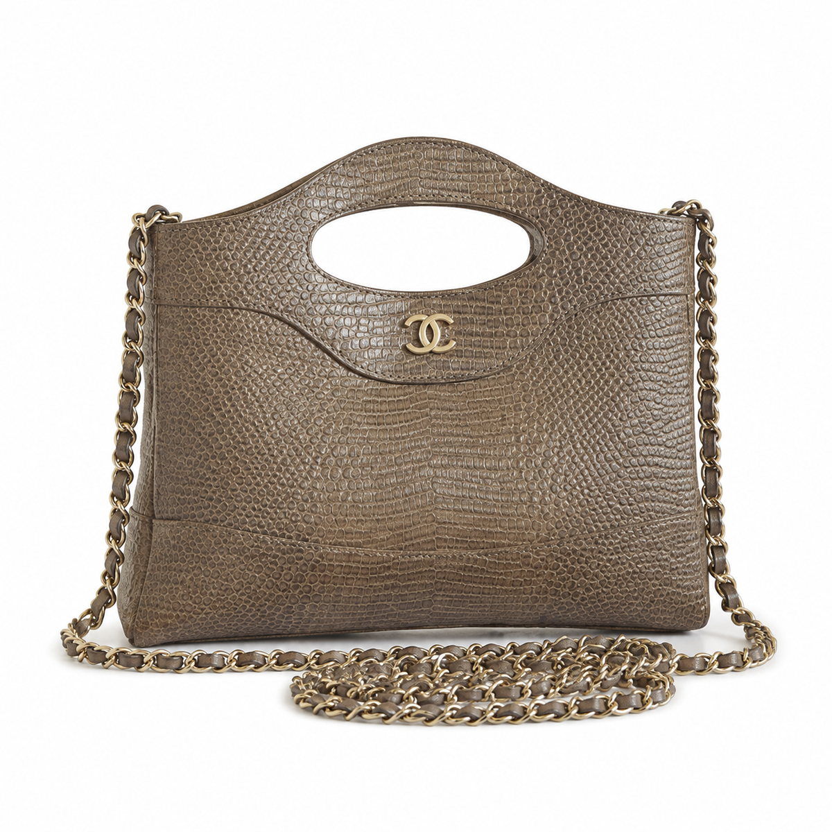 Chanel Quilted CC Top Handle Bag