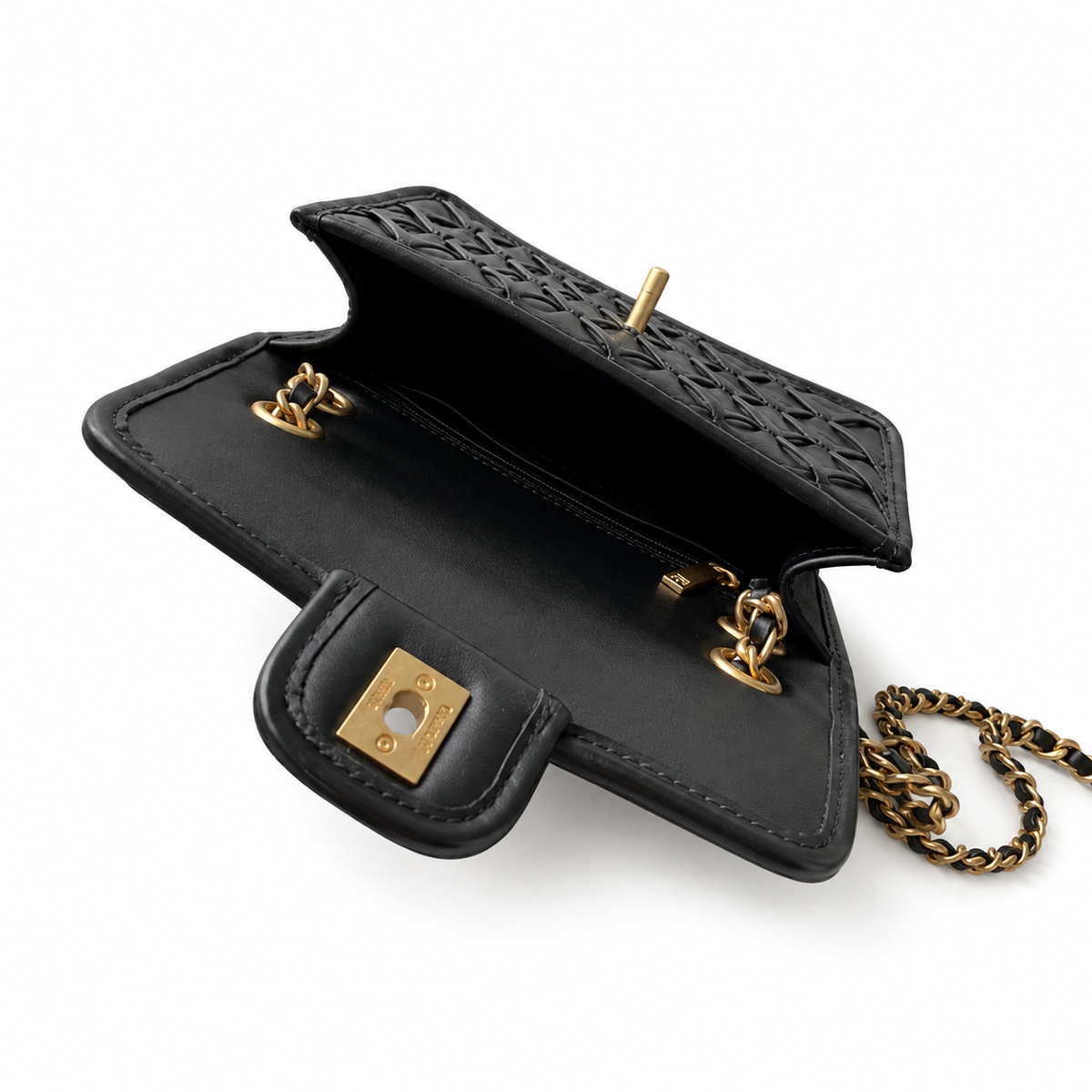 Chanel Metallic Quilted Flap Bag