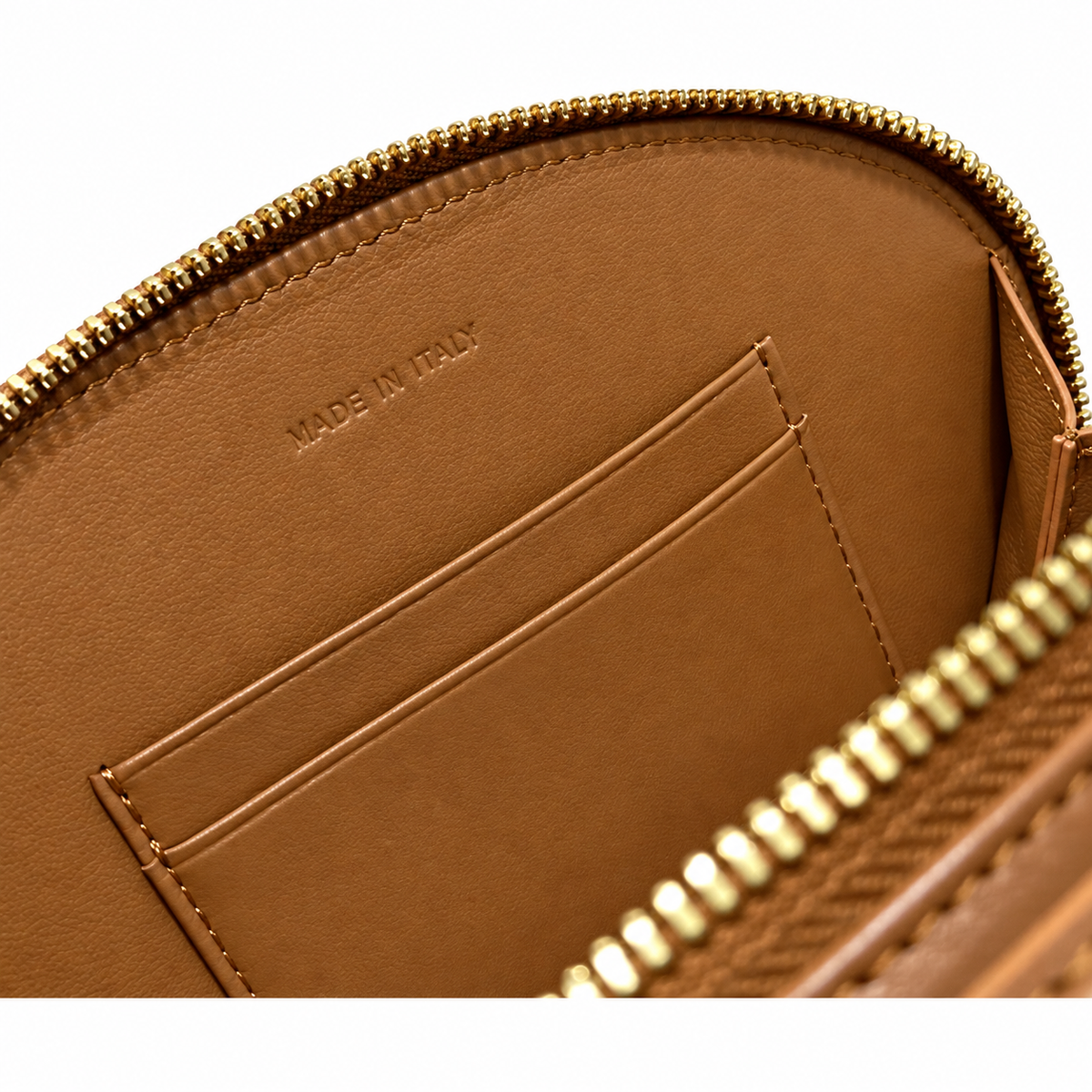Dior Tan Oval CD Embossed Chain Bag