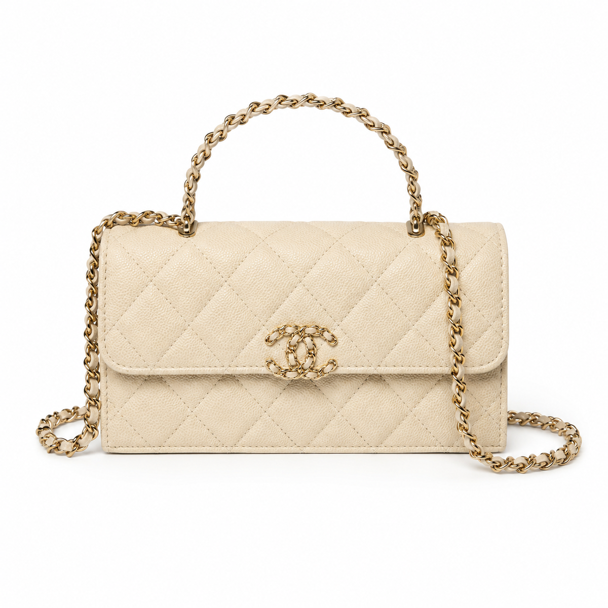 Chanel Quilted Chain Crossbody Flap Bag