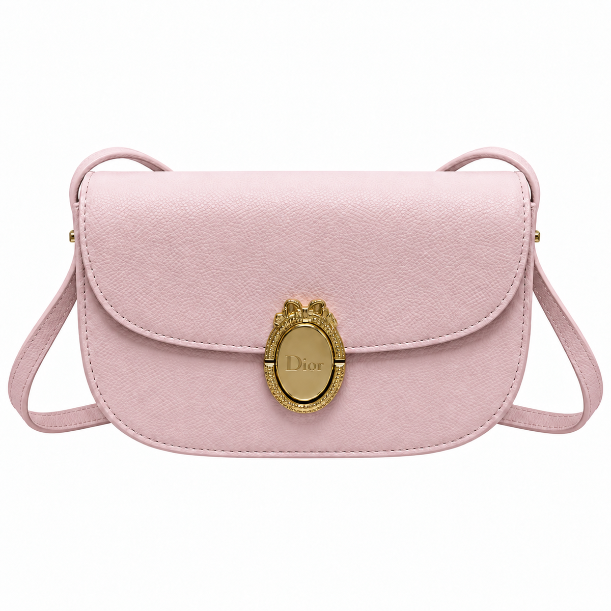 Dior Quilted Cannage Flap Shoulder Bag with Adjustable Strap