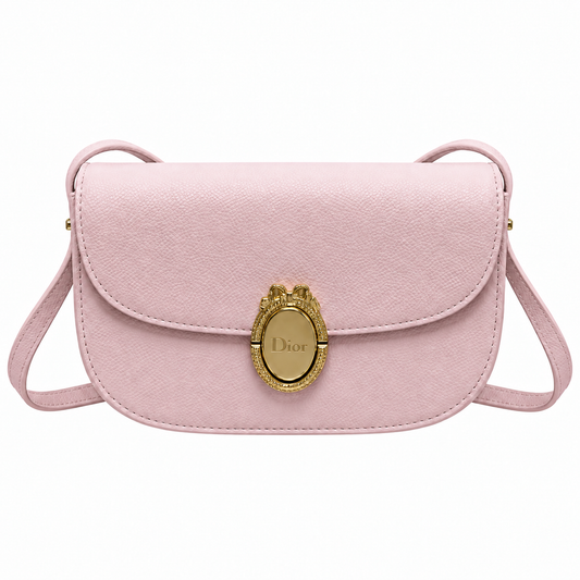 Dior Quilted Cannage Flap Shoulder Bag with Adjustable Strap