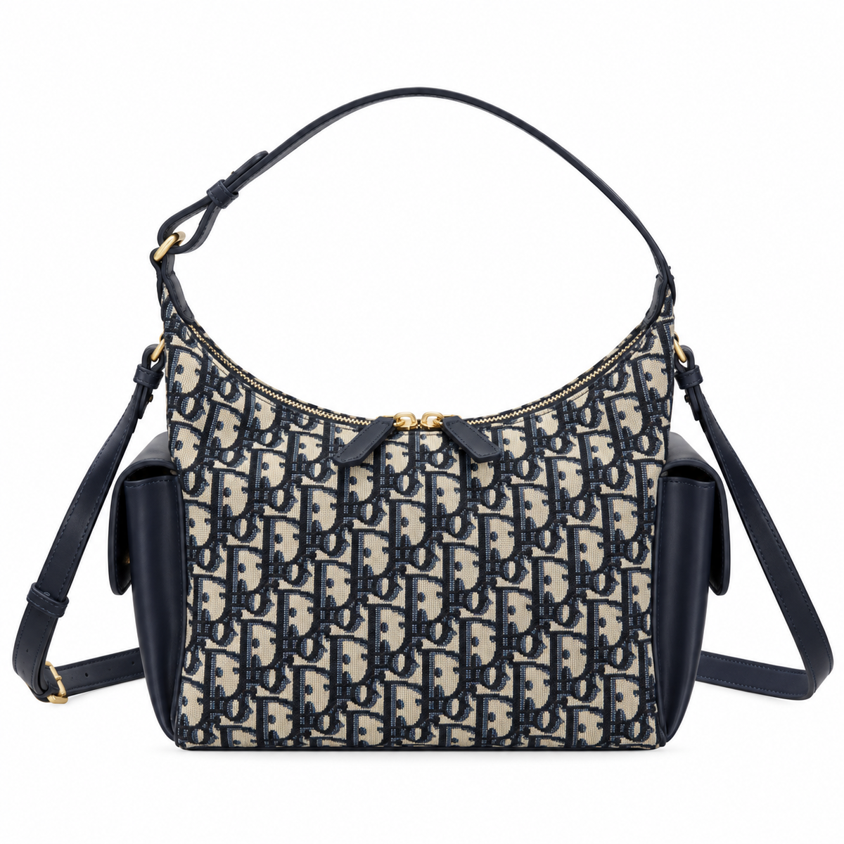 Dior Quilted Cannage Baguette Top Handle Bag with Removable Strap