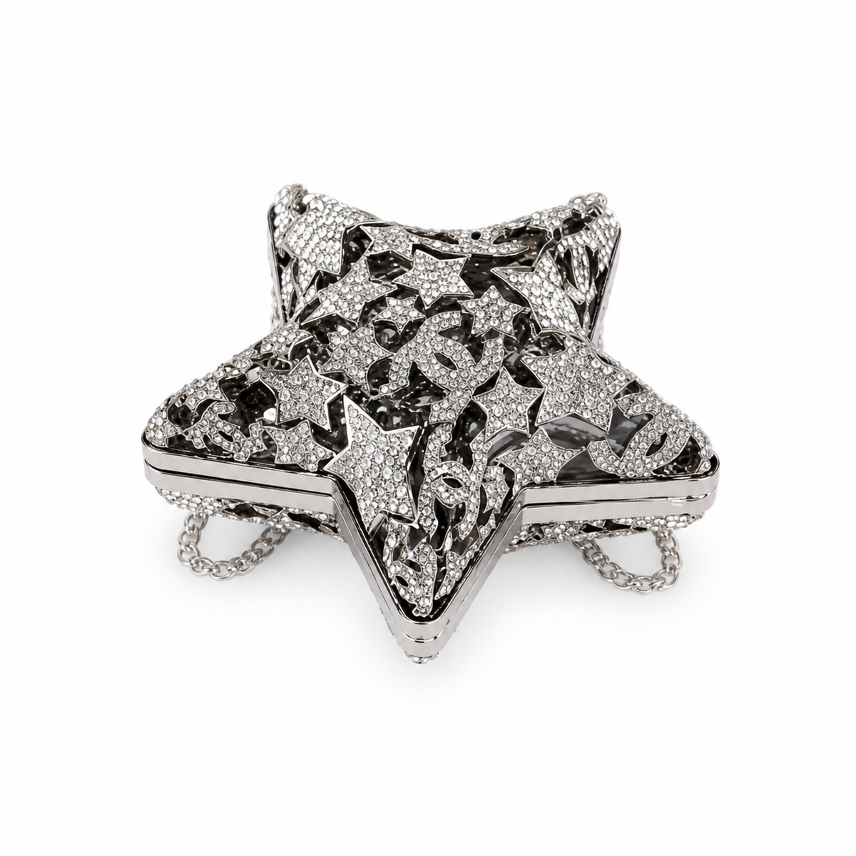 Chanel Crystal Star Clutch
