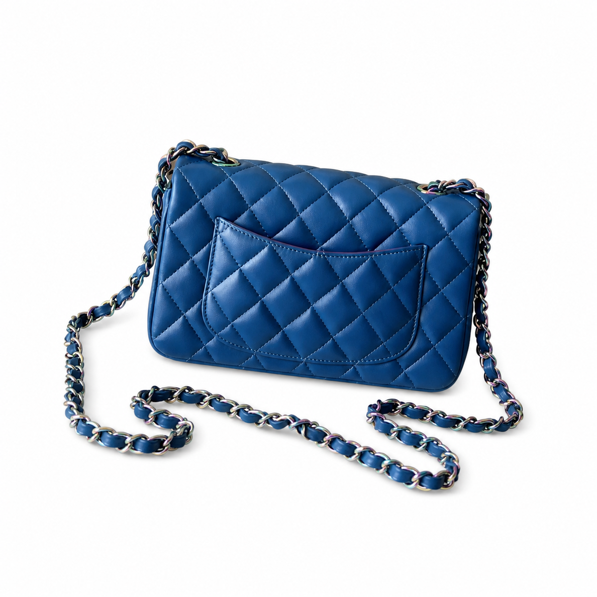 Chanel Blue Quilted Flap Bag
