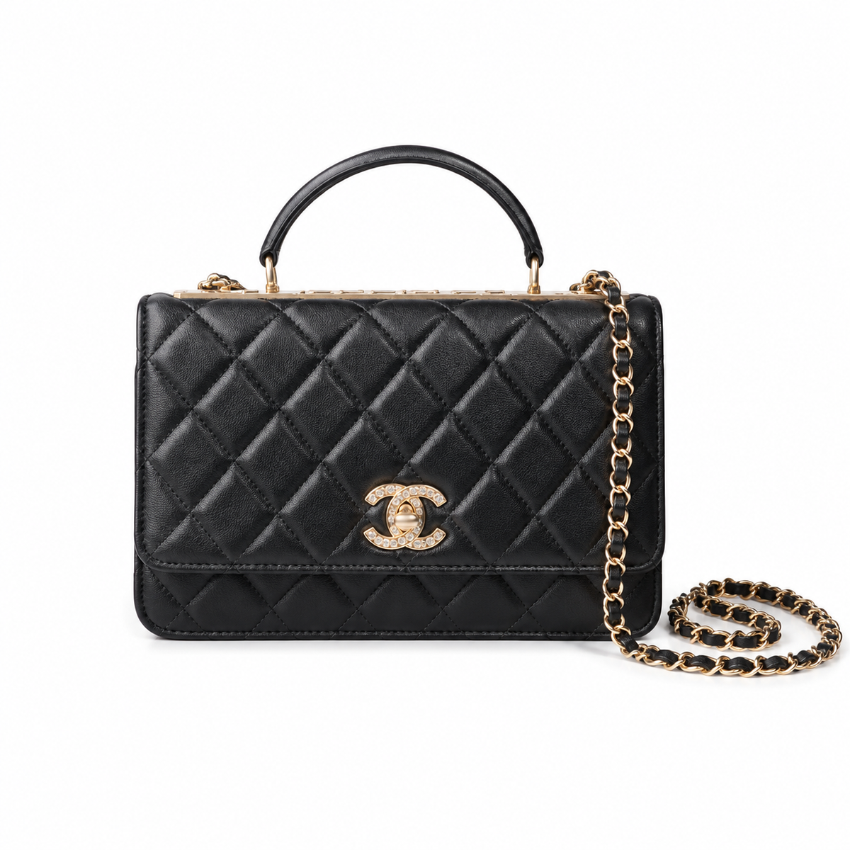 Chanel Quilted Leather Mini Shoulder Bag
