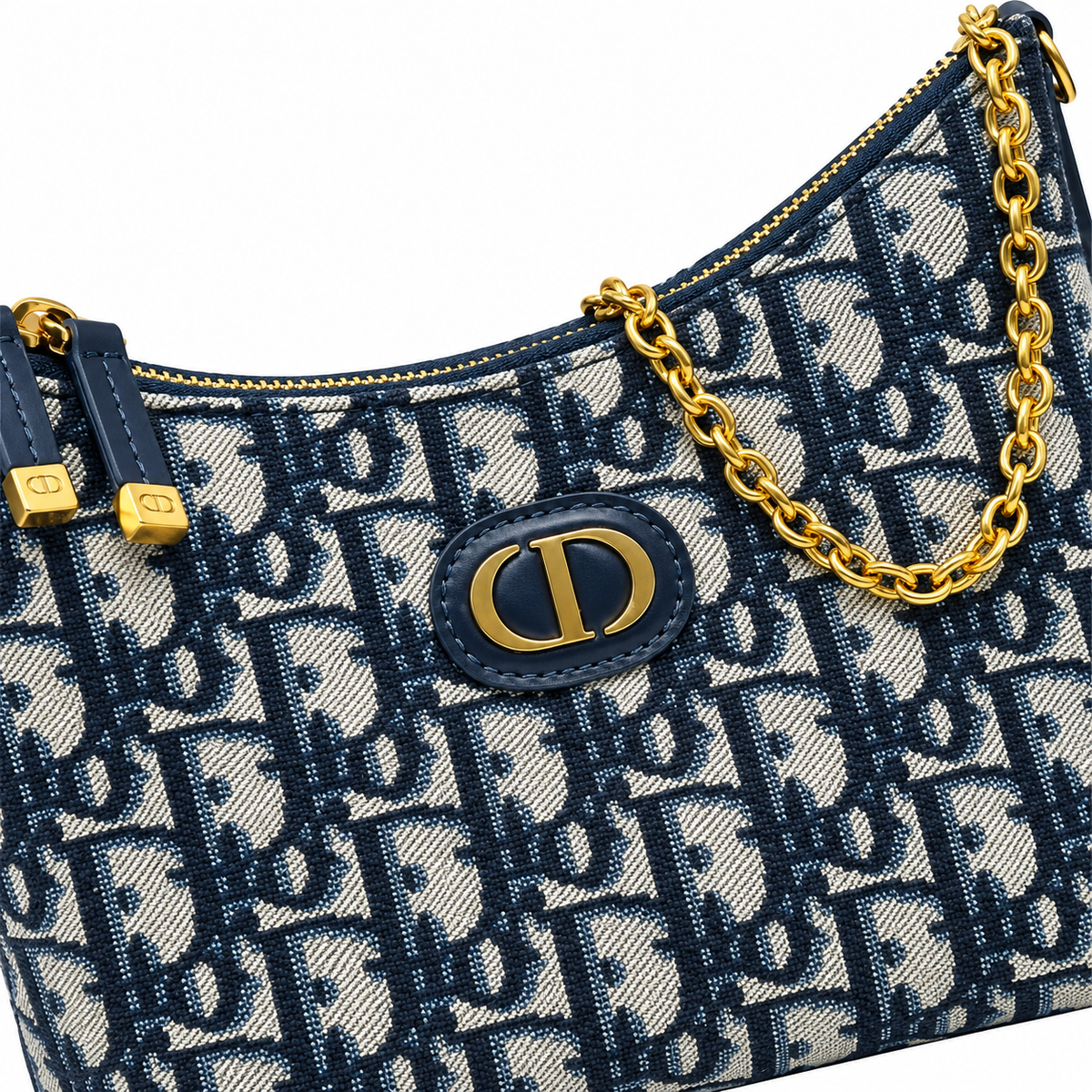 Dior Quilted Cannage Mini Shoulder Bag with Adjustable Strap