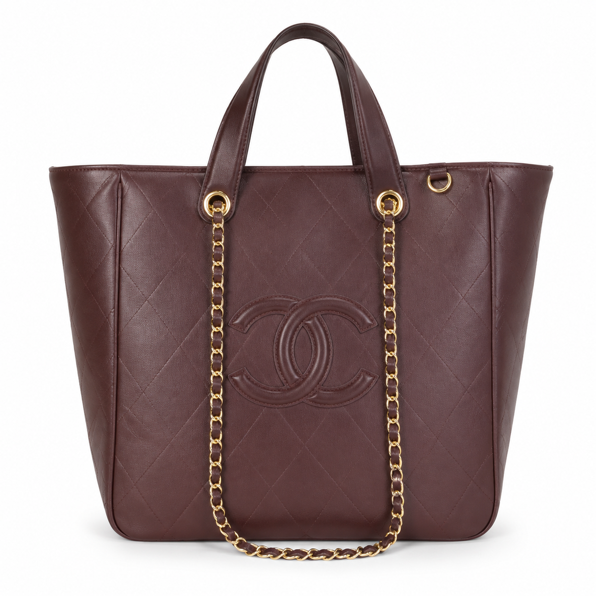 Chanel Quilted CC Chain Tote Bag