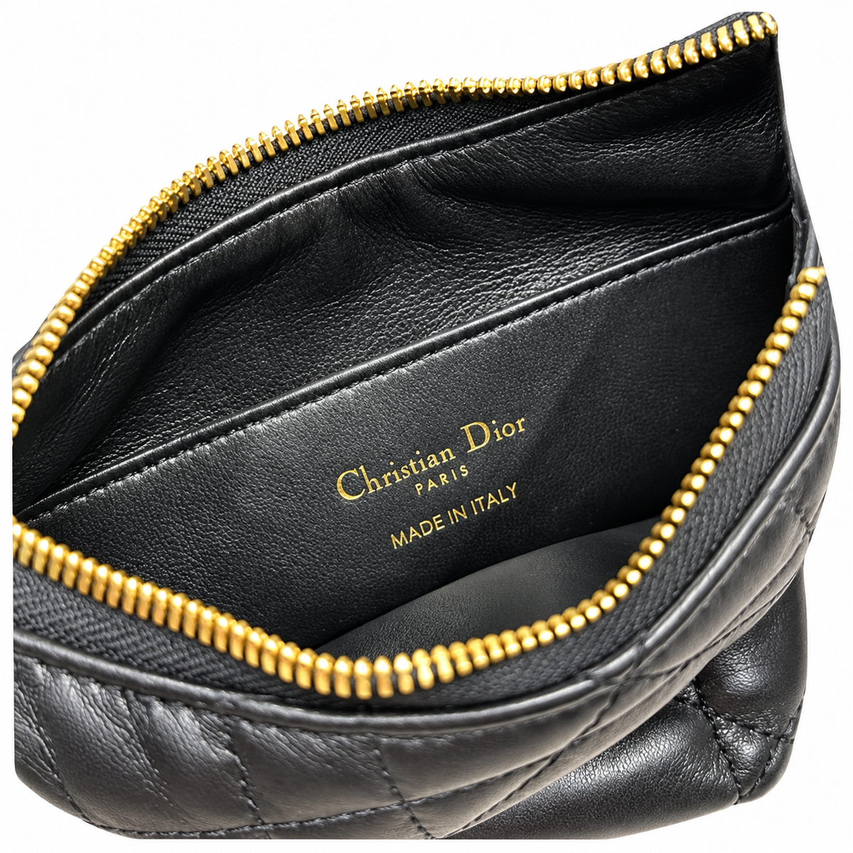 Dior Quilted Cannage Convertible Shoulder Bag with Top Handle