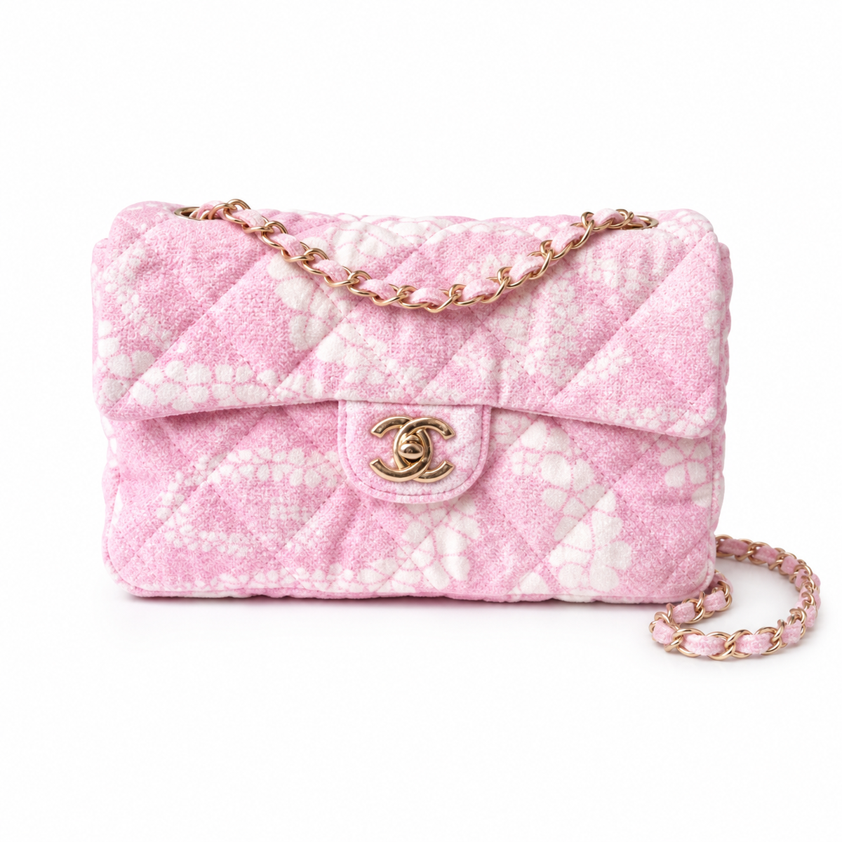 Chanel Quilted Chain Crossbody Shoulder Bag
