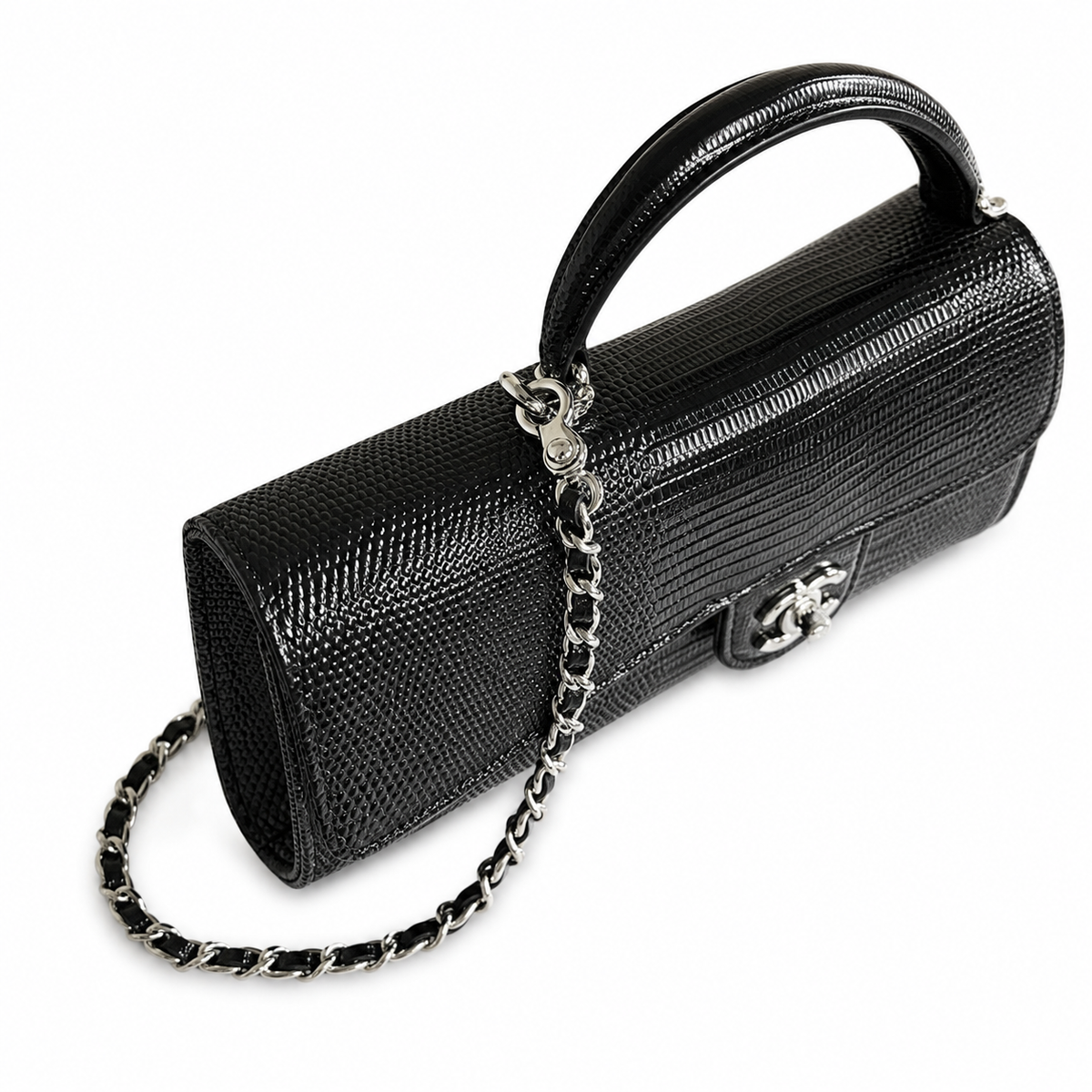 Chanel Quilted Top Handle Bag