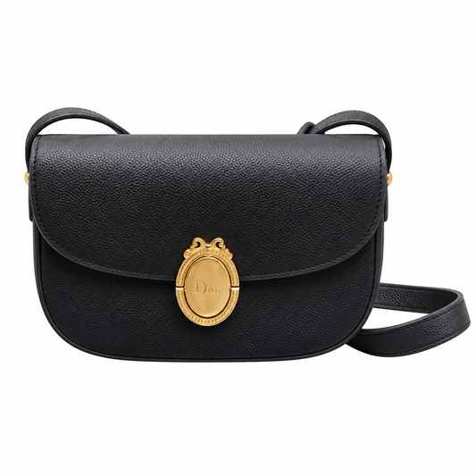 Dior Quilted Cannage Flap Shoulder Bag with Adjustable Strap