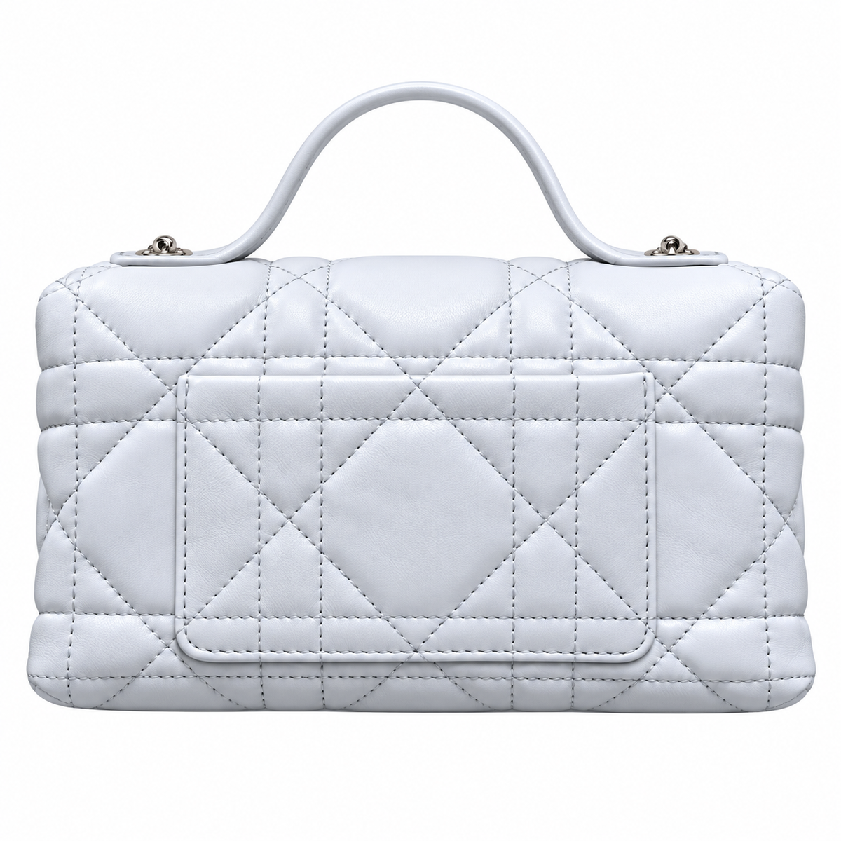 Dior Quilted Cannage Convertible Crossbody Bag with Top Handle