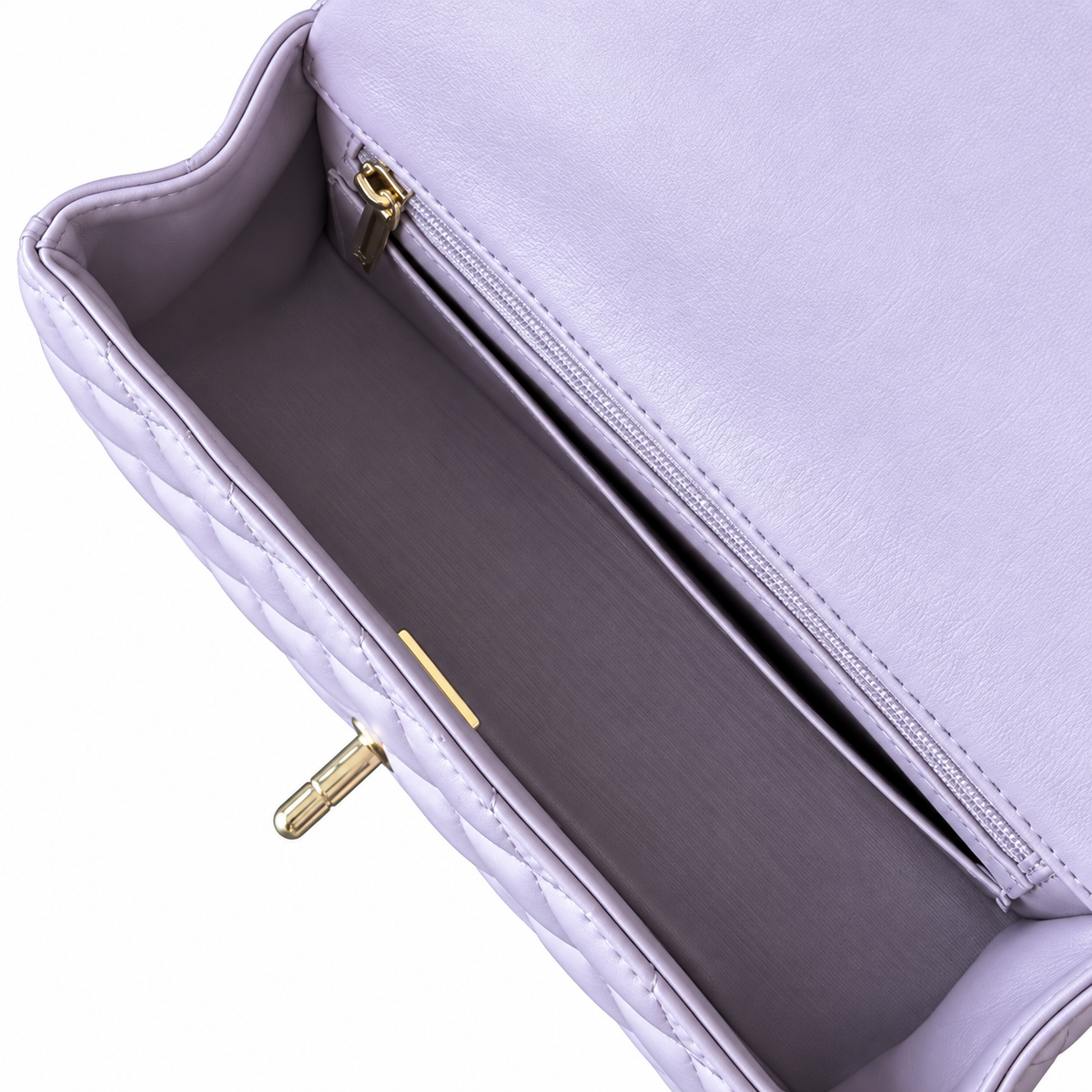 Chanel Lavender Quilted Lambskin Small Classic Flap Bag