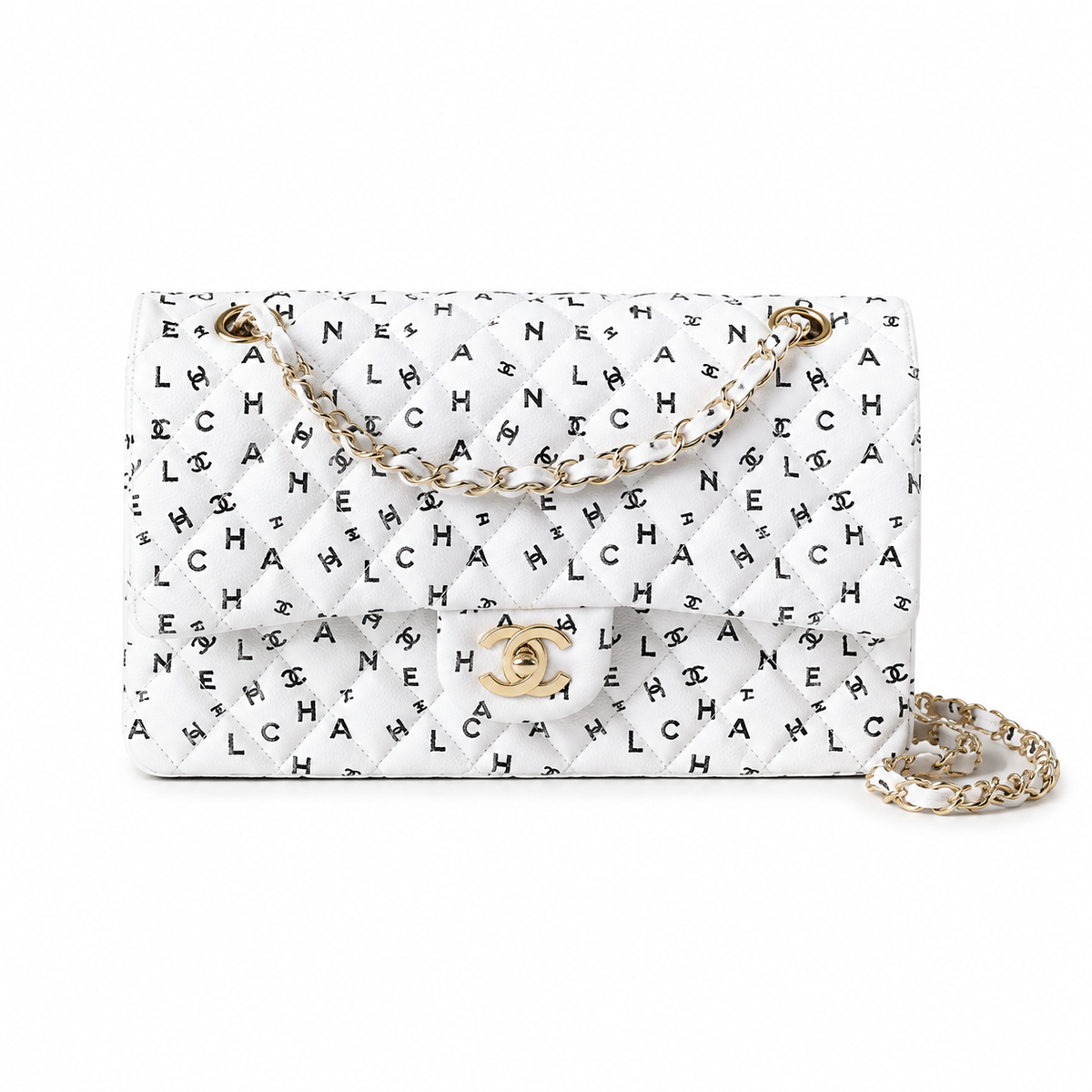 Chanel Quilted Chain Crossbody Bag