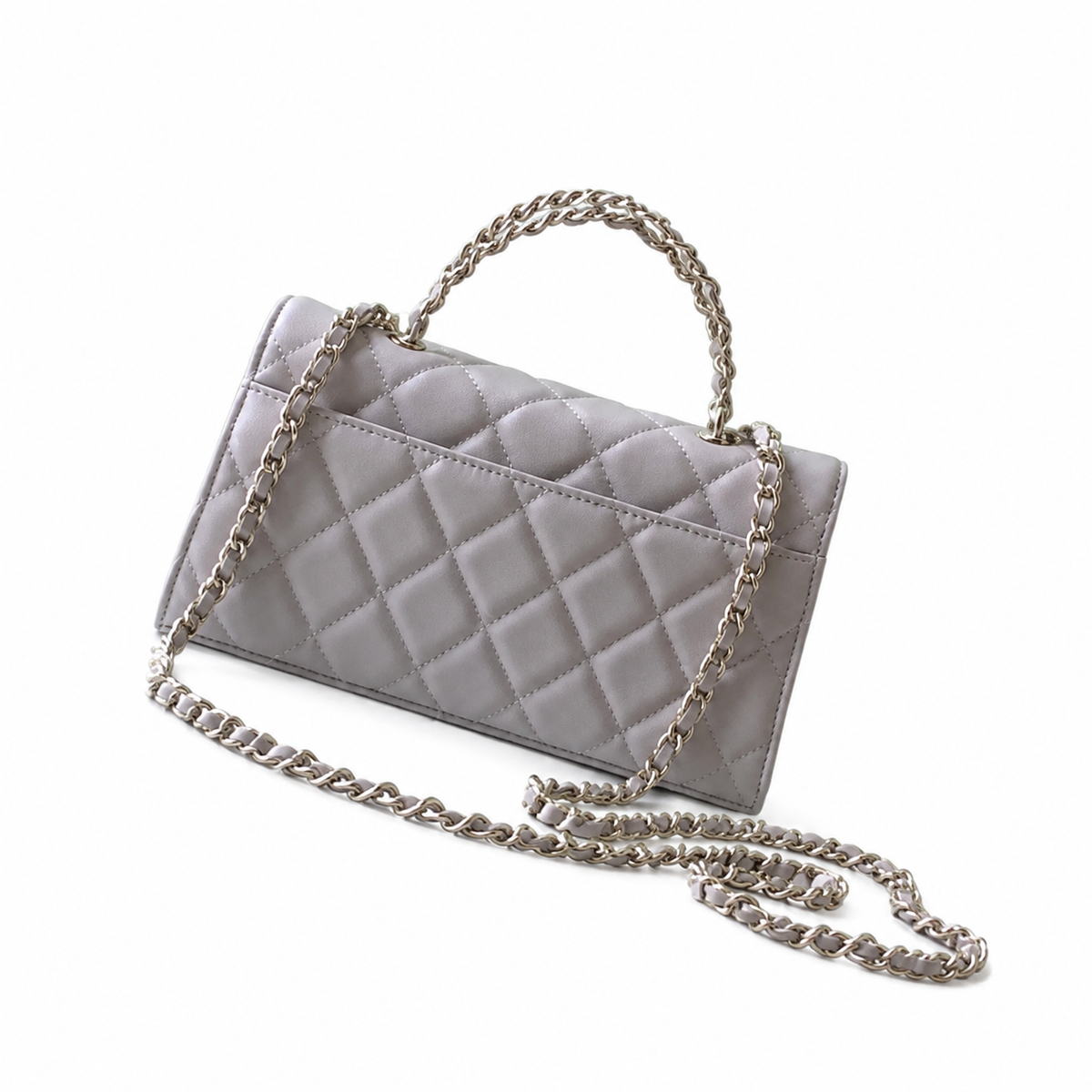 Chanel Quilted Leather Chain Shoulder Bag