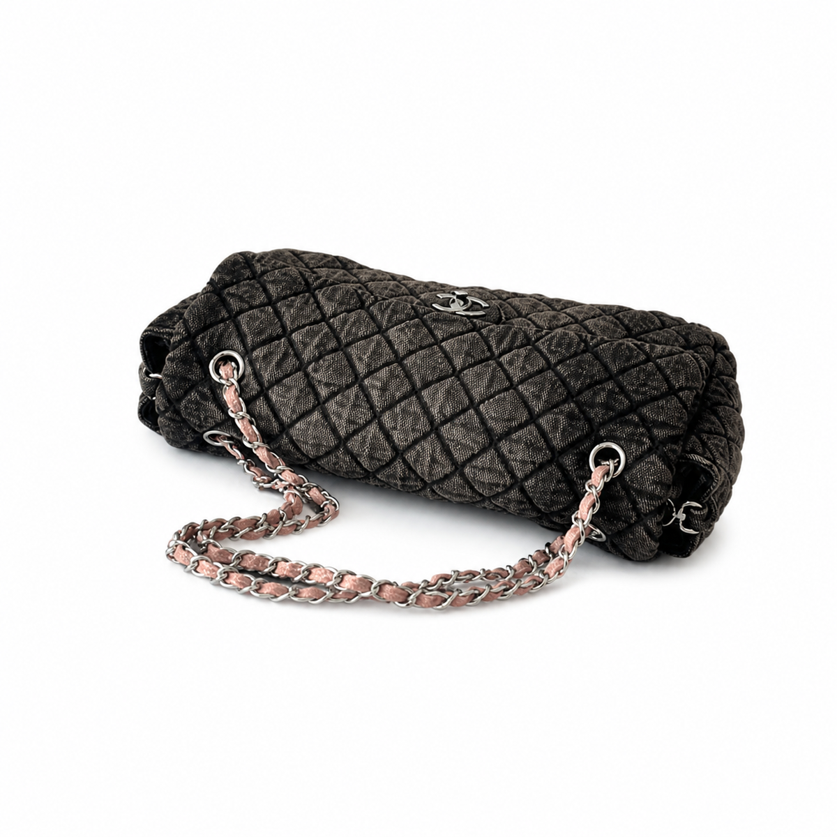 Chanel Charcoal Quilted Flap Bag