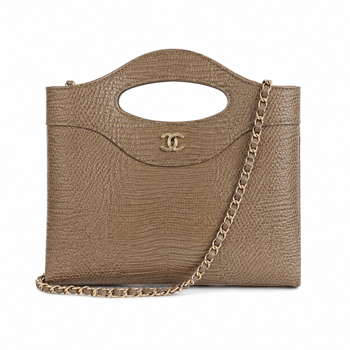 Chanel Quilted CC Top Handle Bag